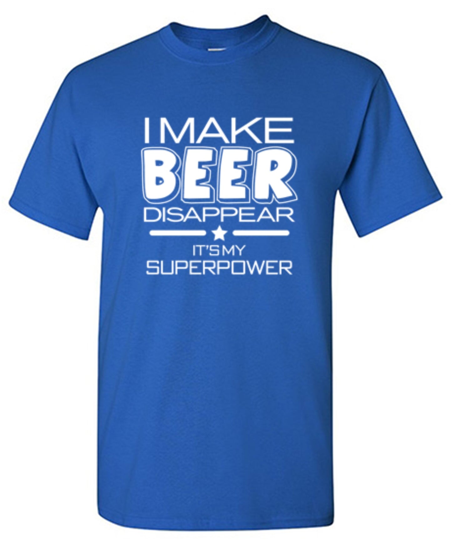 Funny T-Shirts design "I Make Beer Disappear What's Your Super Power T-Shirt - Youth"