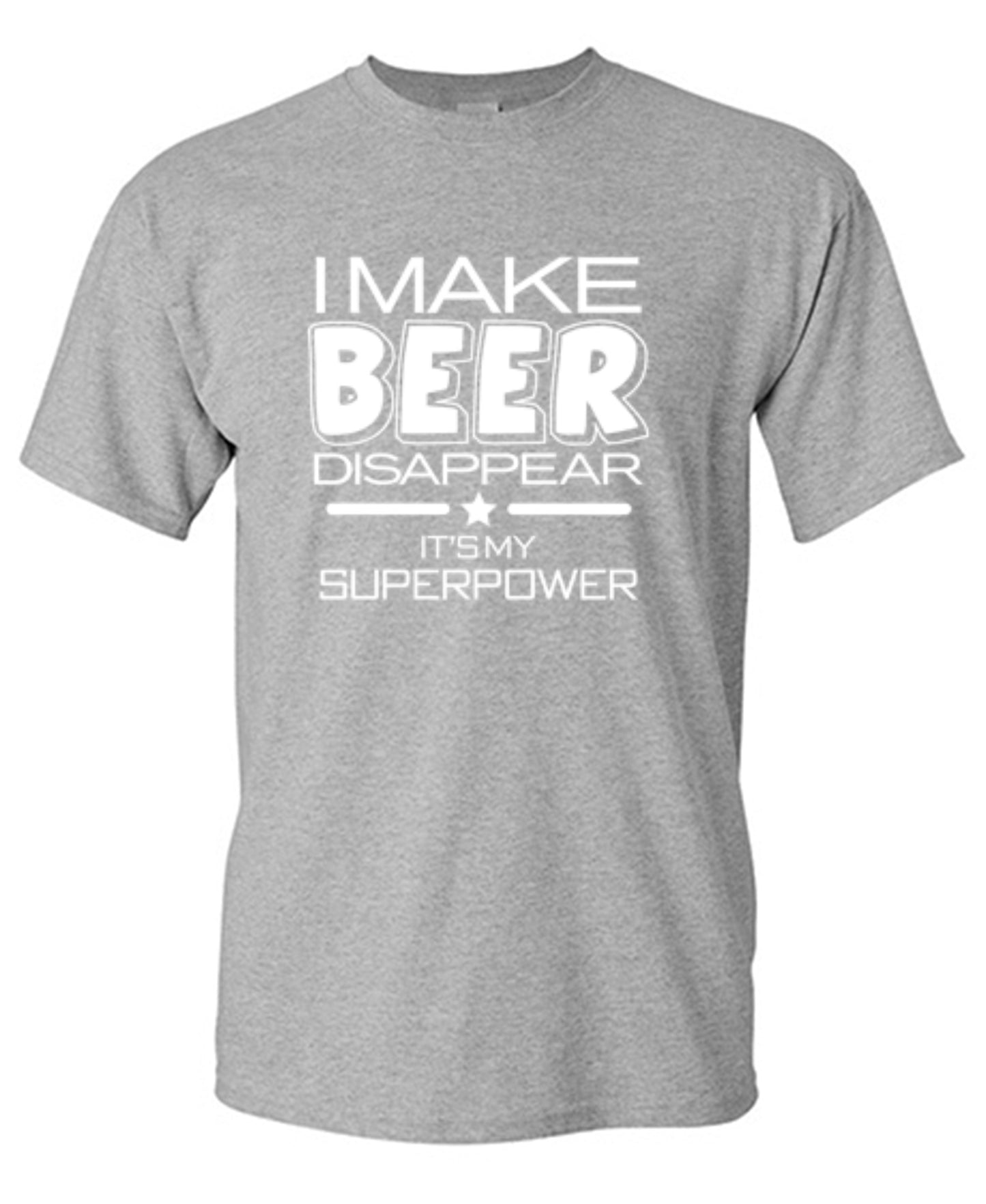 Funny T-Shirts design "I Make Beer Disappear What's Your Super Power T-Shirt - Youth"