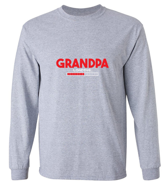 Funny T-Shirts design "GRANDPA, New - Long Sleeve"