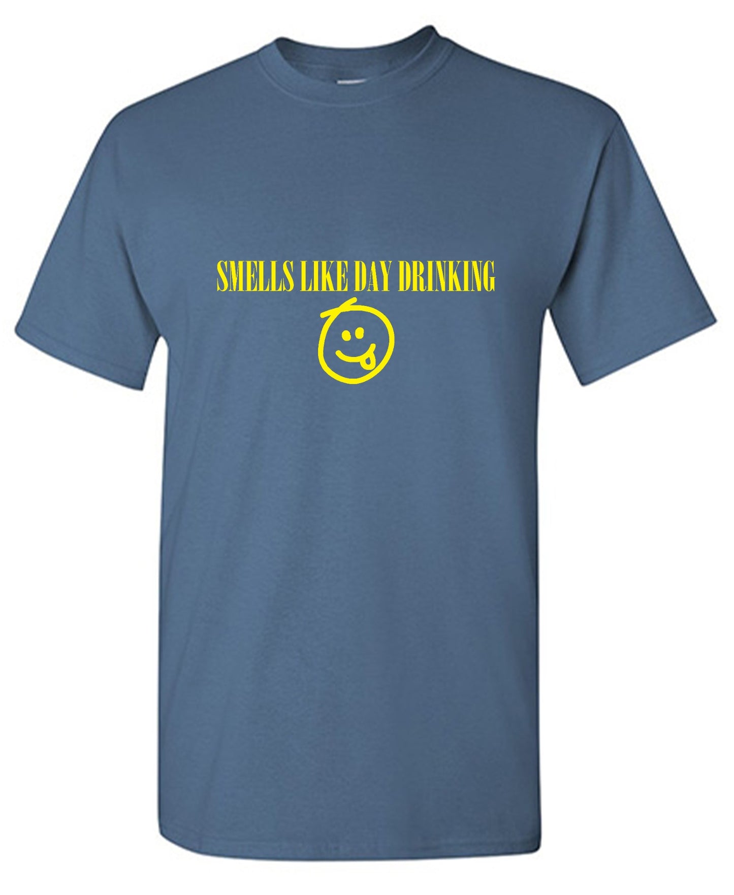 Funny T-Shirts design "Smells like Day Drinking - Tall Tee"