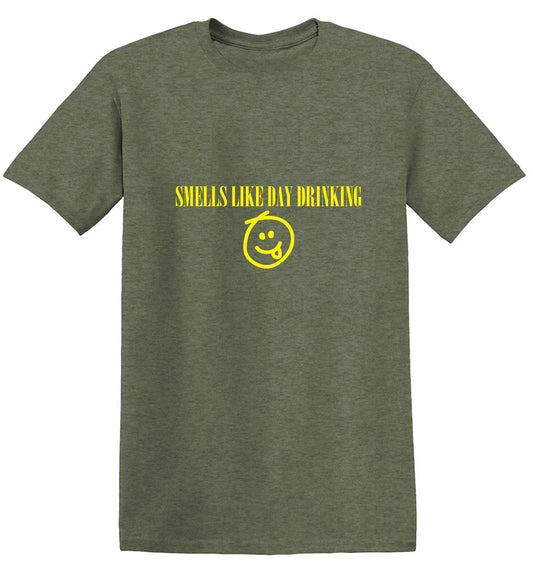 Funny T-Shirts design "Smells like Day Drinking"