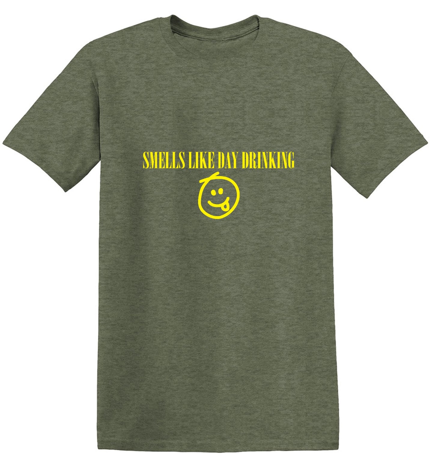 Funny T-Shirts design "Smells like Day Drinking - Tall Tee"