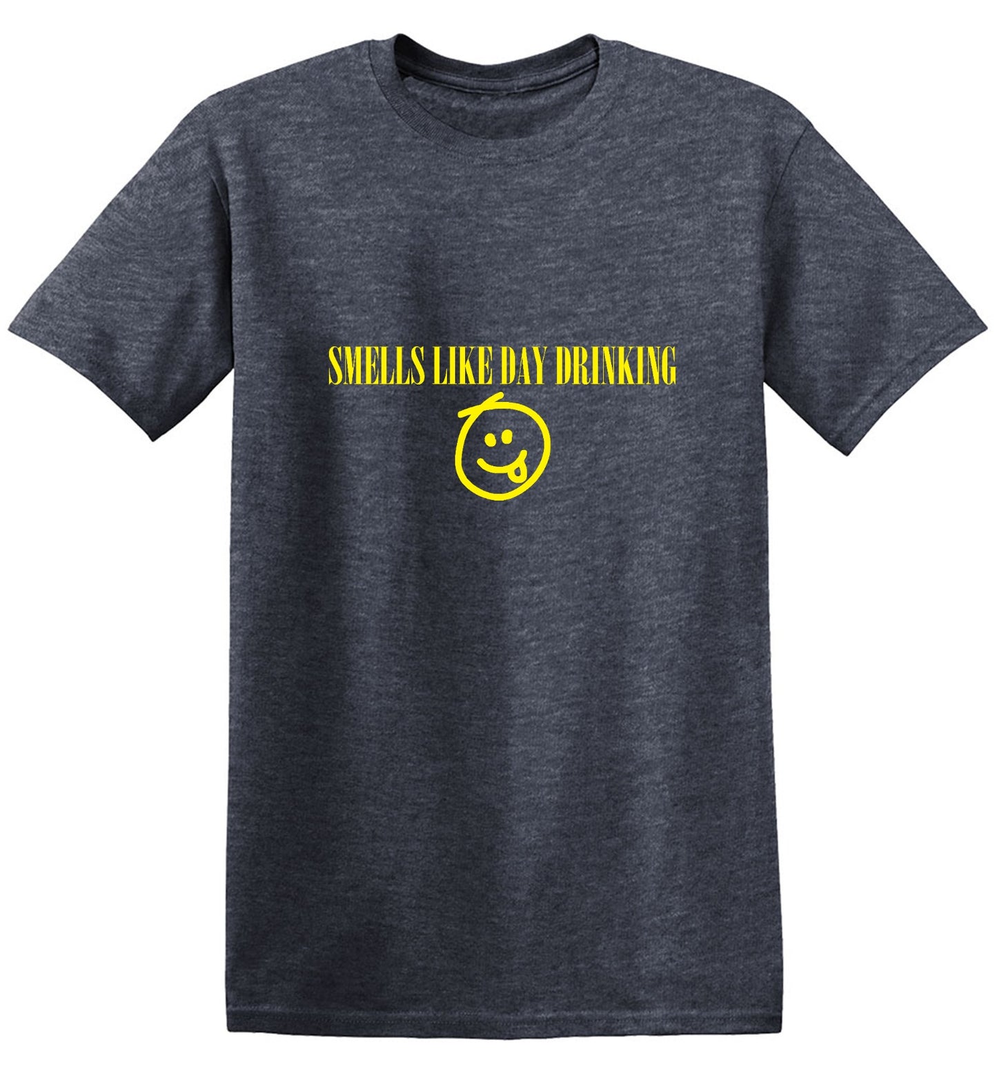 Funny T-Shirts design "Smells like Day Drinking - Tall Tee"
