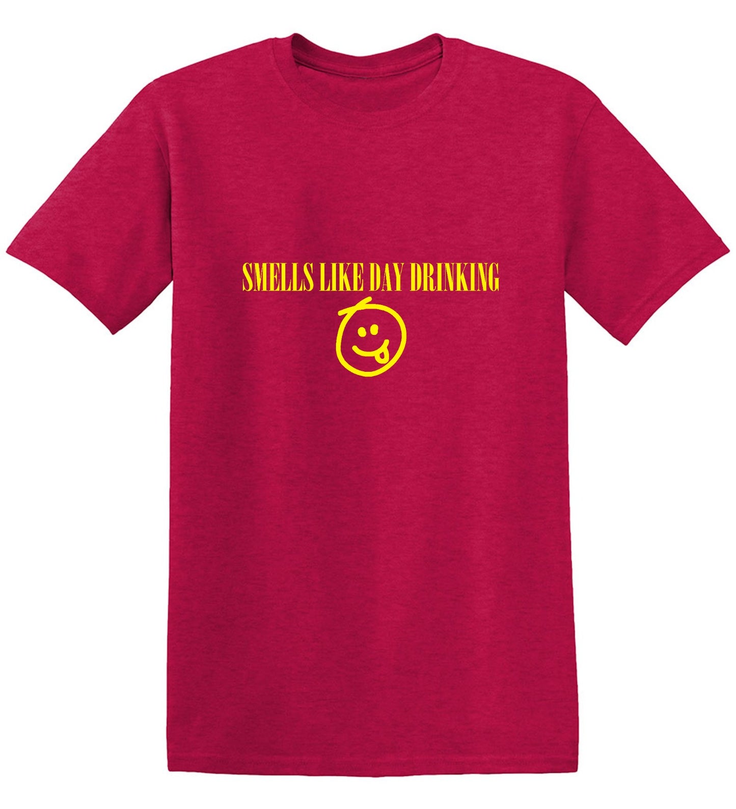 Funny T-Shirts design "Smells like Day Drinking - Tall Tee"