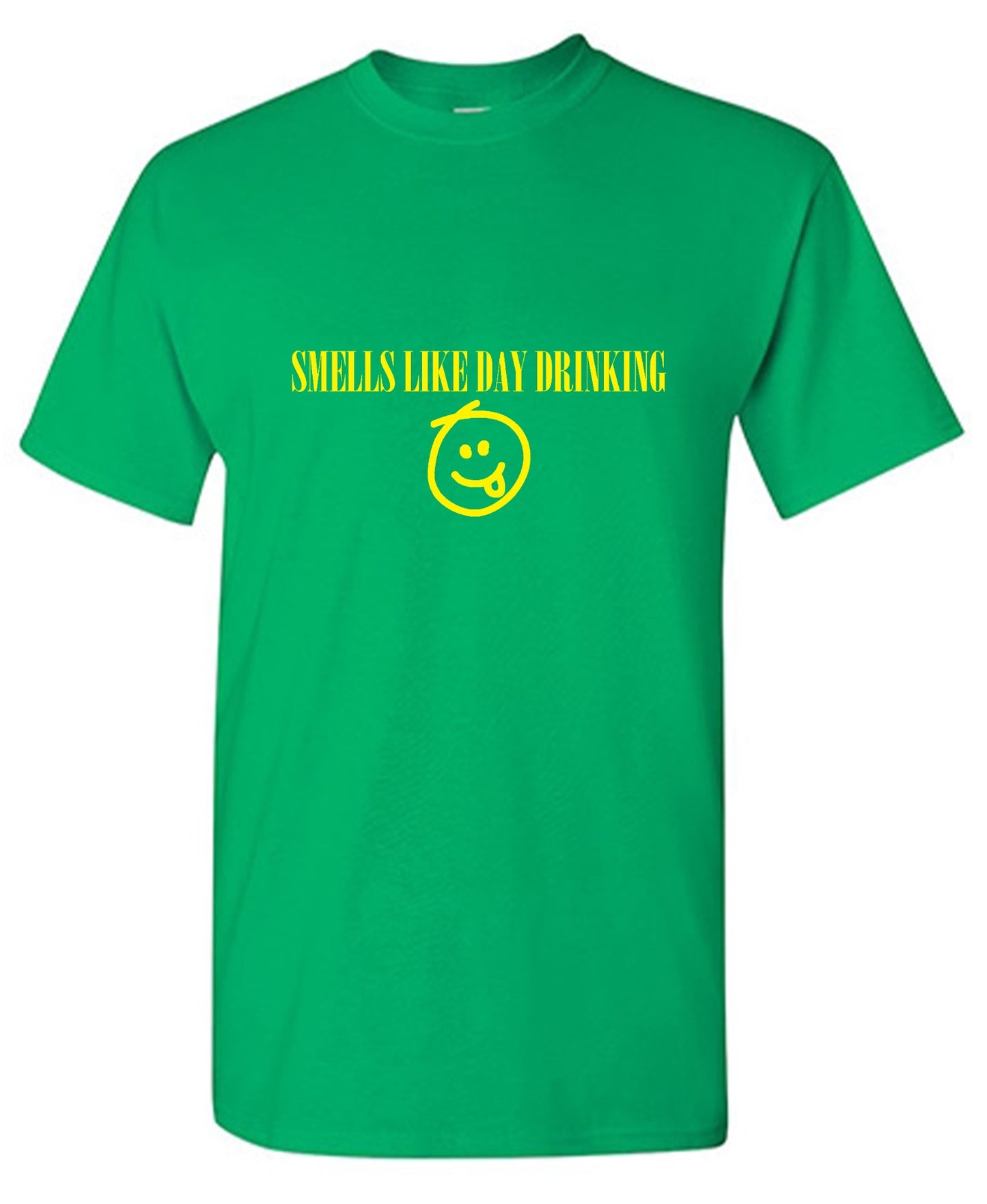 Funny T-Shirts design "Smells like Day Drinking - Tall Tee"