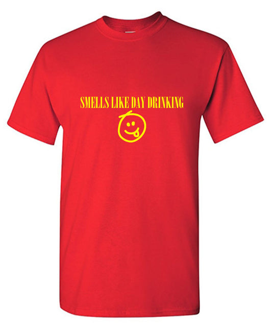 Funny T-Shirts design "Smells like Day Drinking"