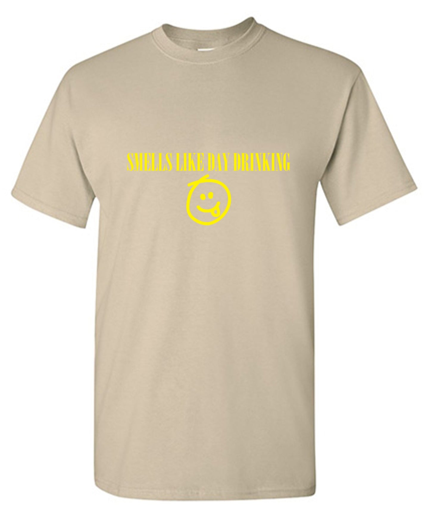 Funny T-Shirts design "Smells like Day Drinking - Tall Tee"
