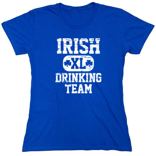 Funny T-Shirts design "Irish Drinking Team T-Shirt - Womens"