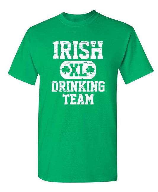 Funny T-Shirts design "Irish Drinking Team"