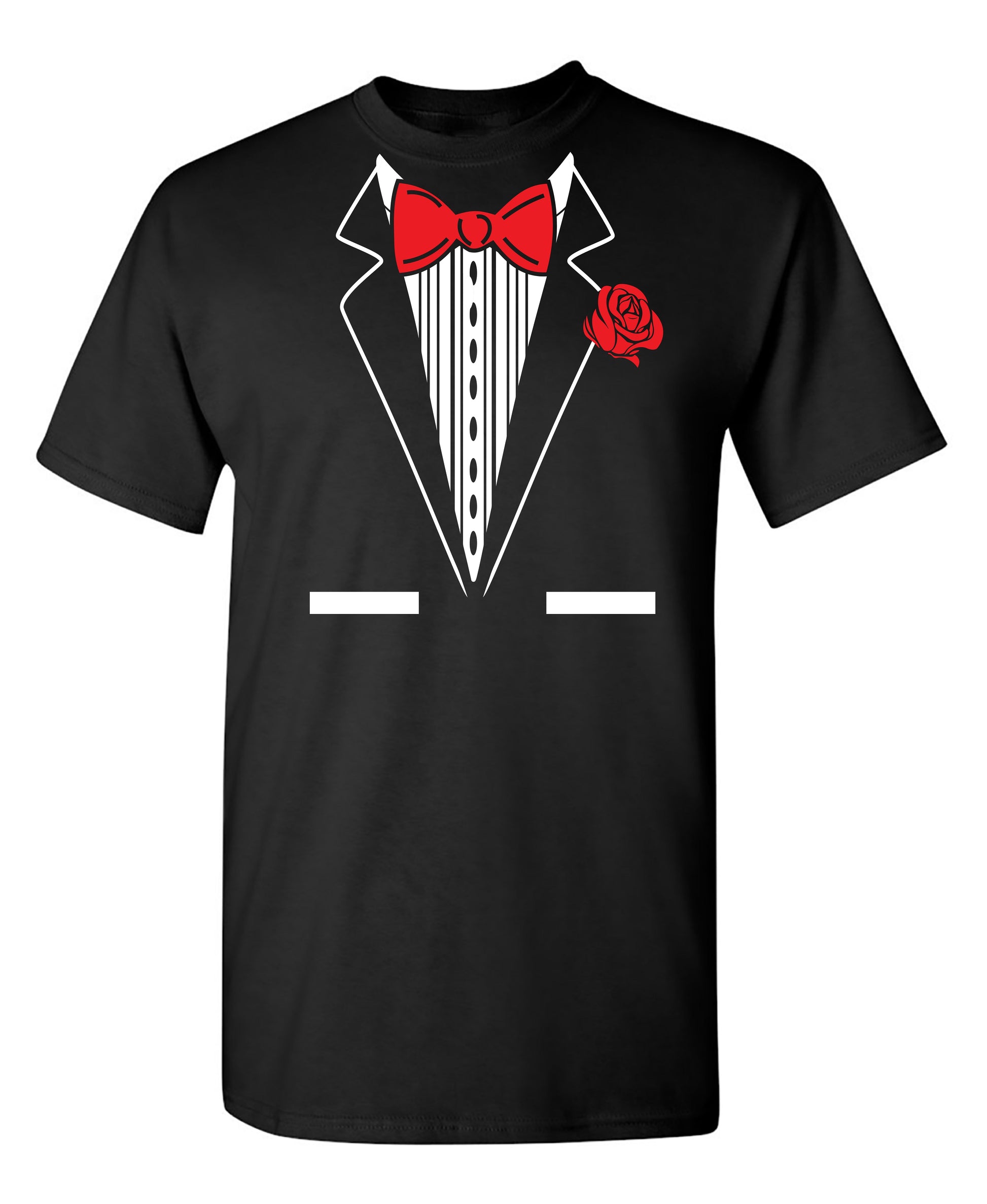 TUXEDO Red 100% Cotton - Graphic Tees