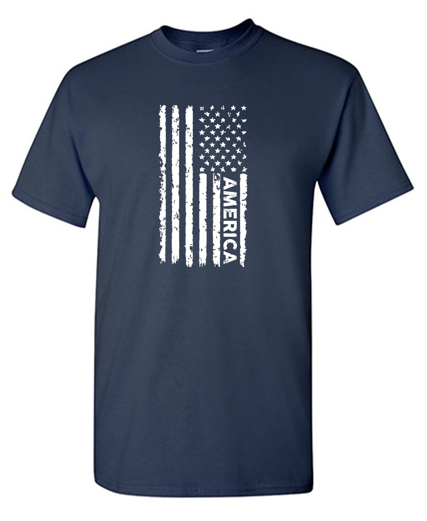 Funny T-Shirts design "Blue American Flag Shirt for 4th of July"