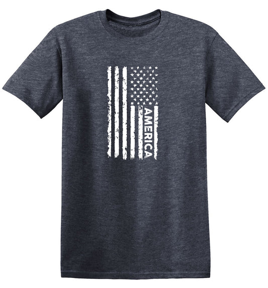 Funny T-Shirts design "Blue American Flag Shirt for 4th of July"