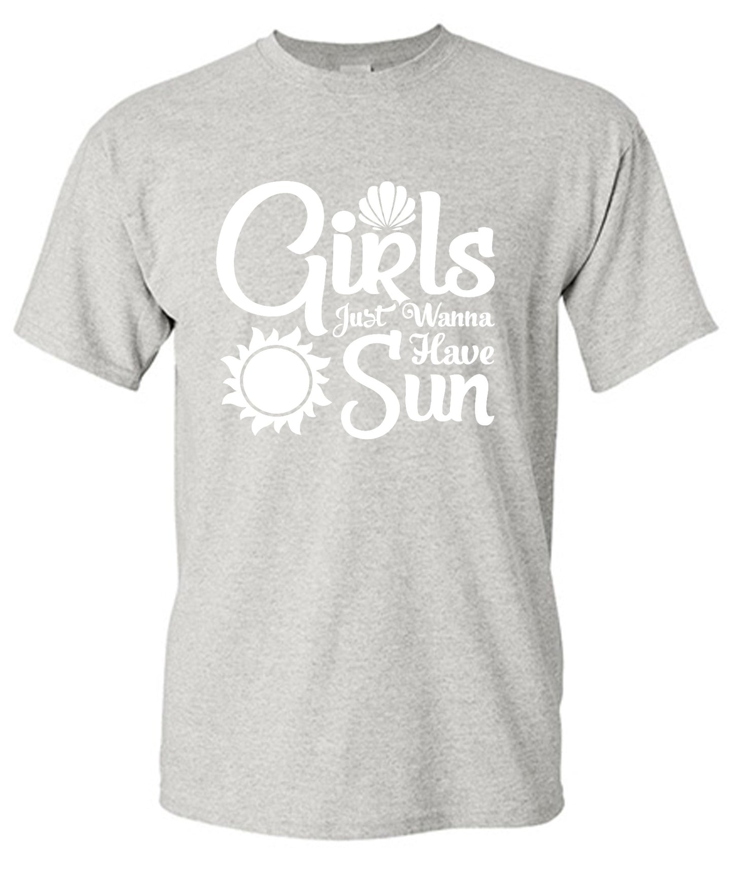 Funny T-Shirts design "Girls Just Wanna Have Sun T-Shirt - Tall Tee"