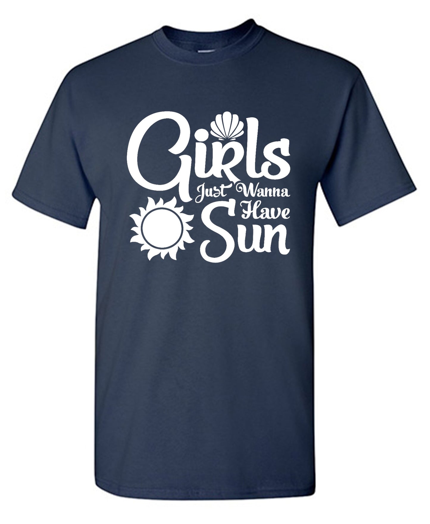 Funny T-Shirts design "Girls Just Wanna Have Sun T-Shirt - Tall Tee"