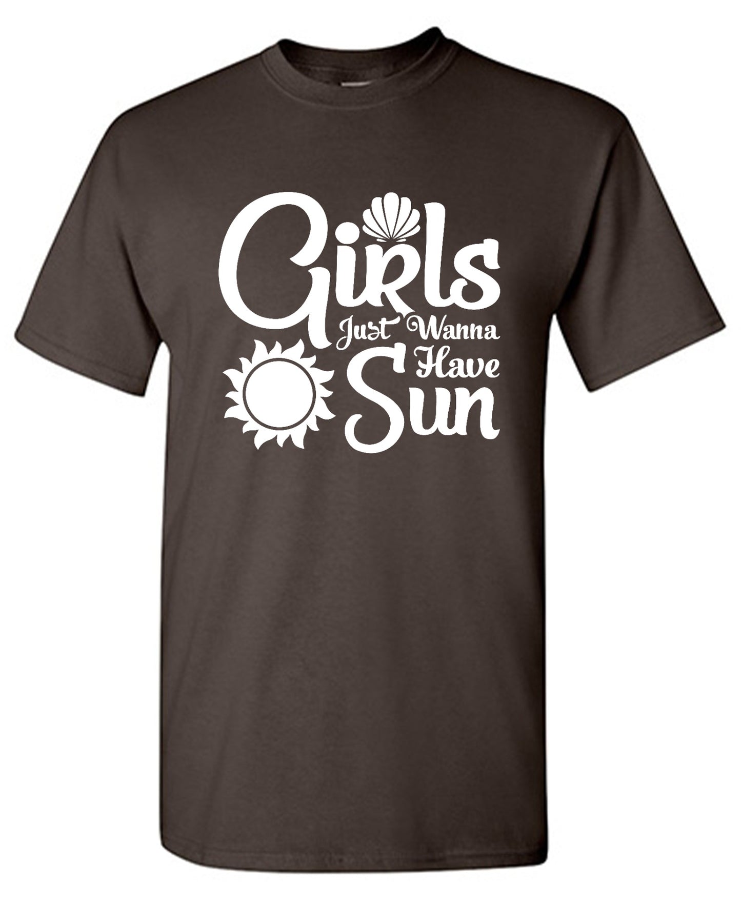 Funny T-Shirts design "Girls Just Wanna Have Sun T-Shirt - Tall Tee"