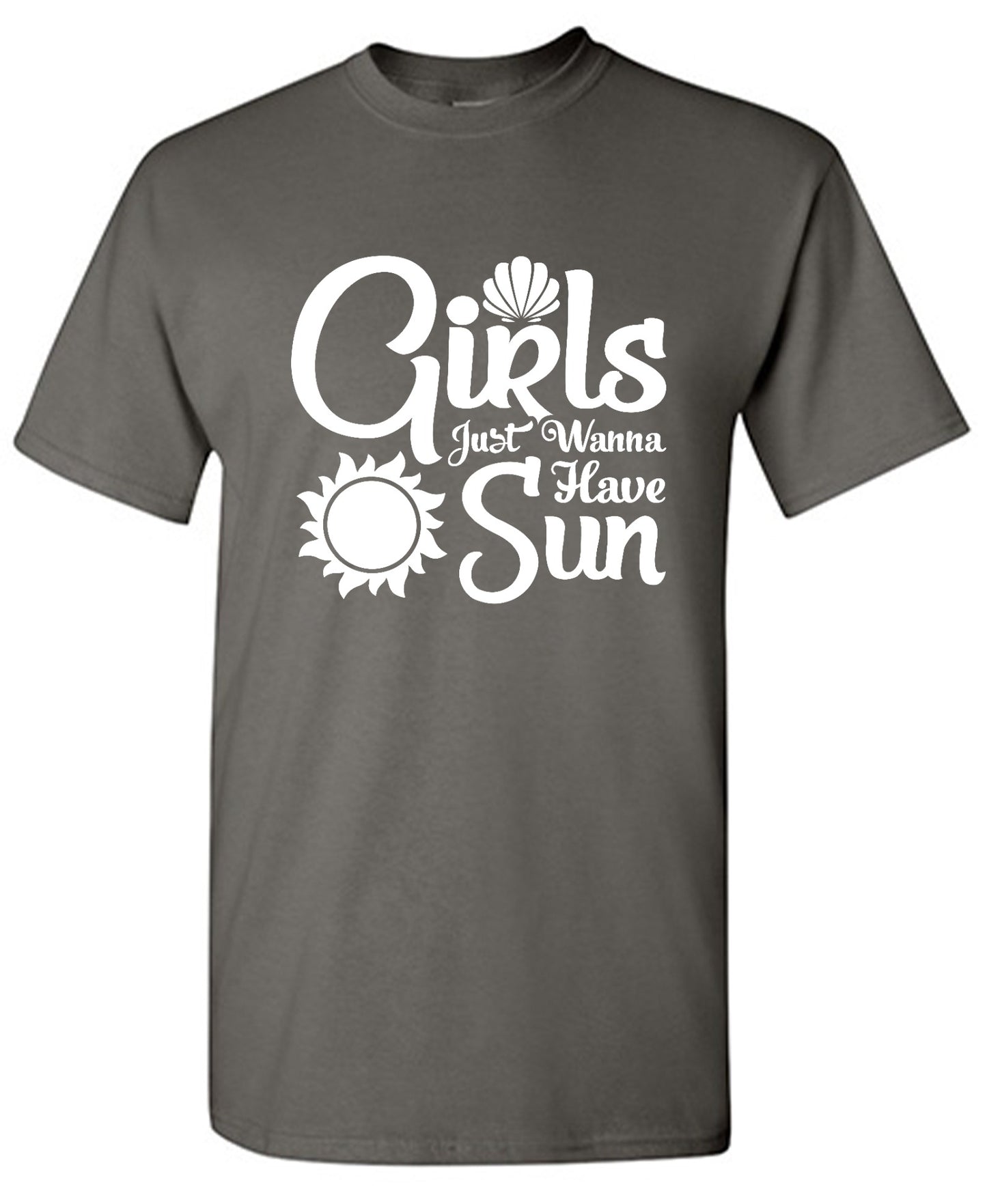 Funny T-Shirts design "Girls Just Wanna Have Sun T-Shirt"