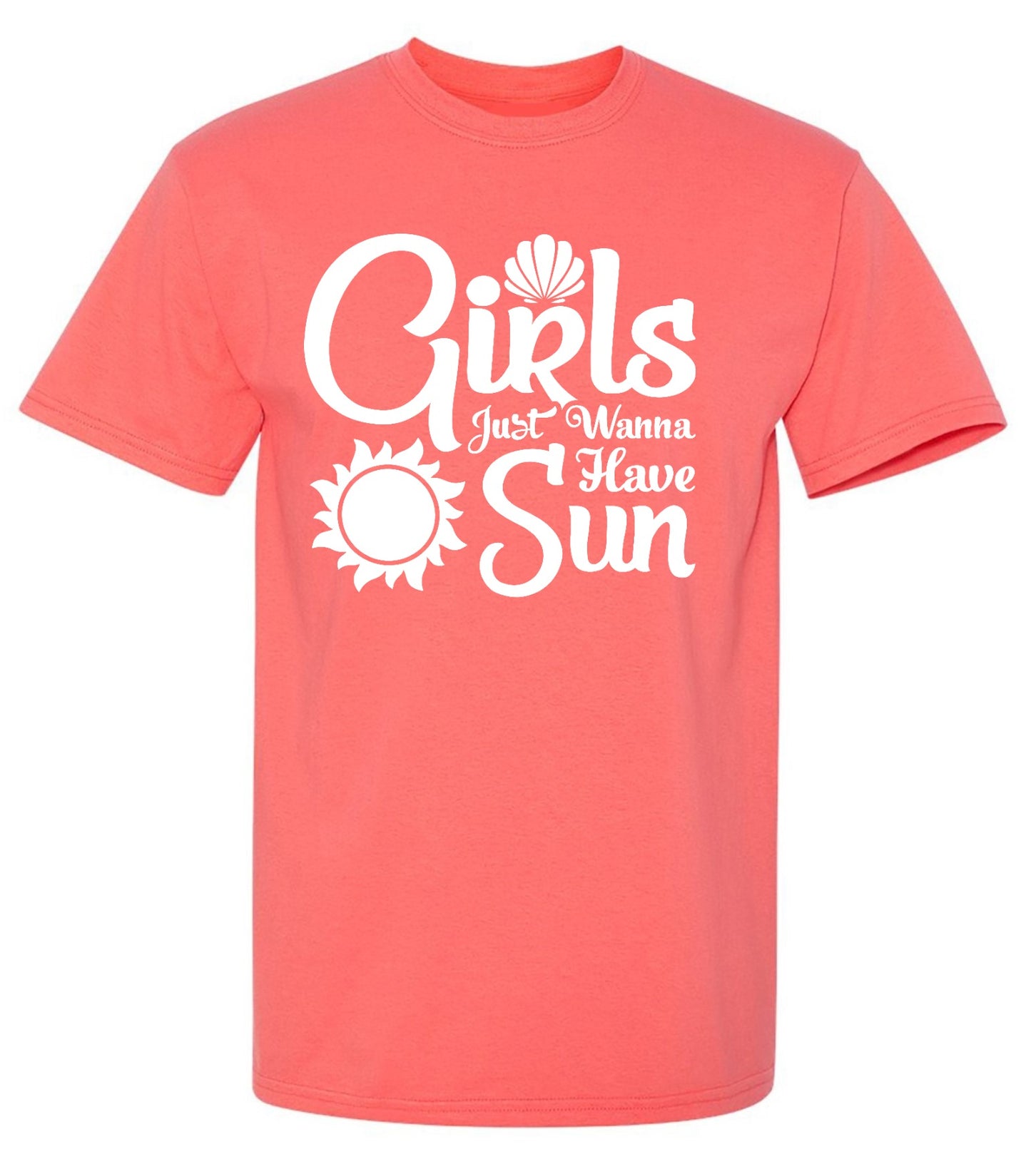 Funny T-Shirts design "Girls Just Wanna Have Sun T-Shirt"