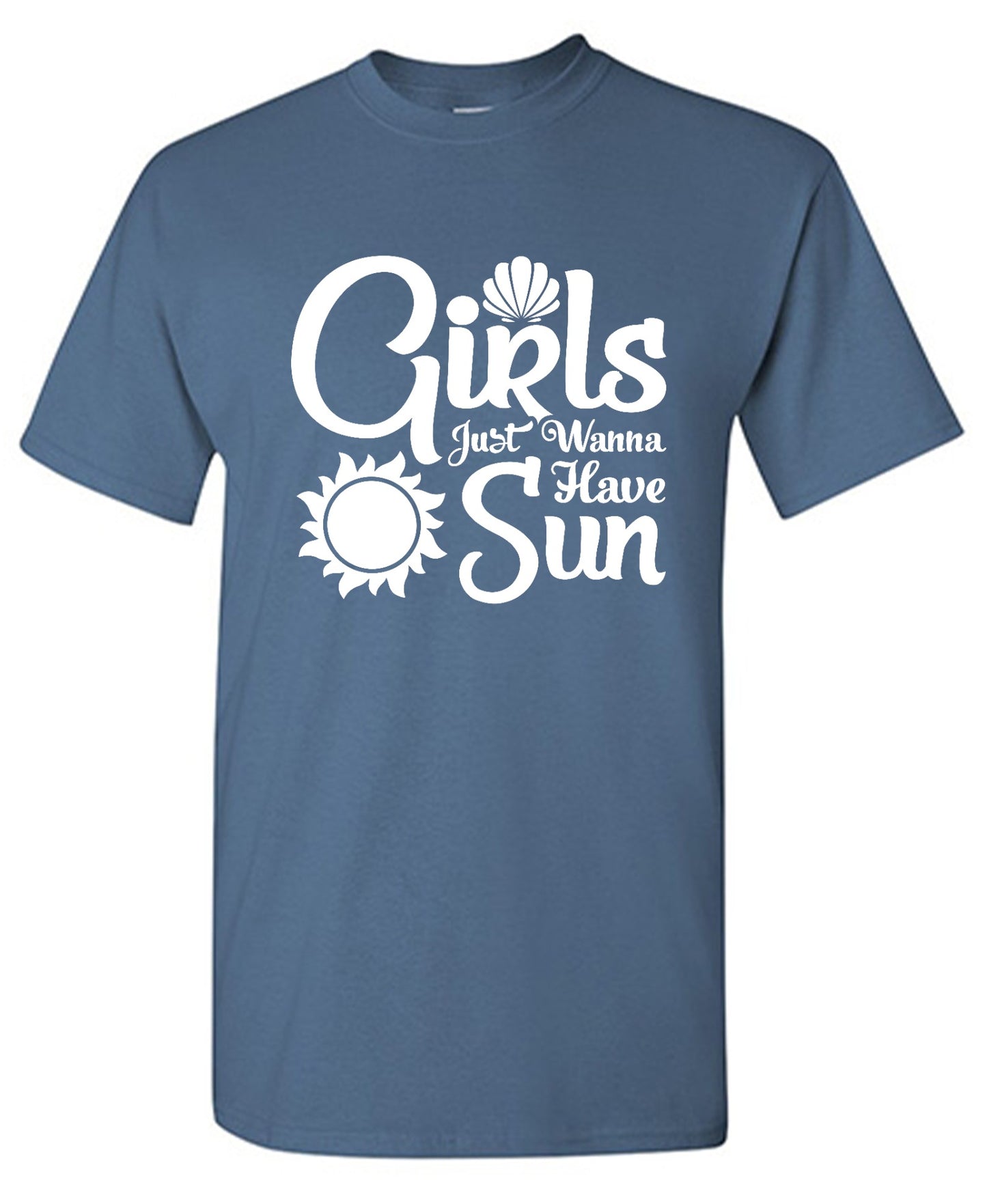Funny T-Shirts design "Girls Just Wanna Have Sun T-Shirt"