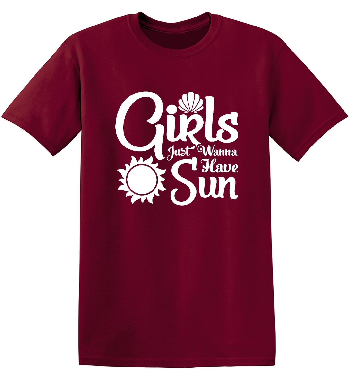 Funny T-Shirts design "Girls Just Wanna Have Sun T-Shirt"