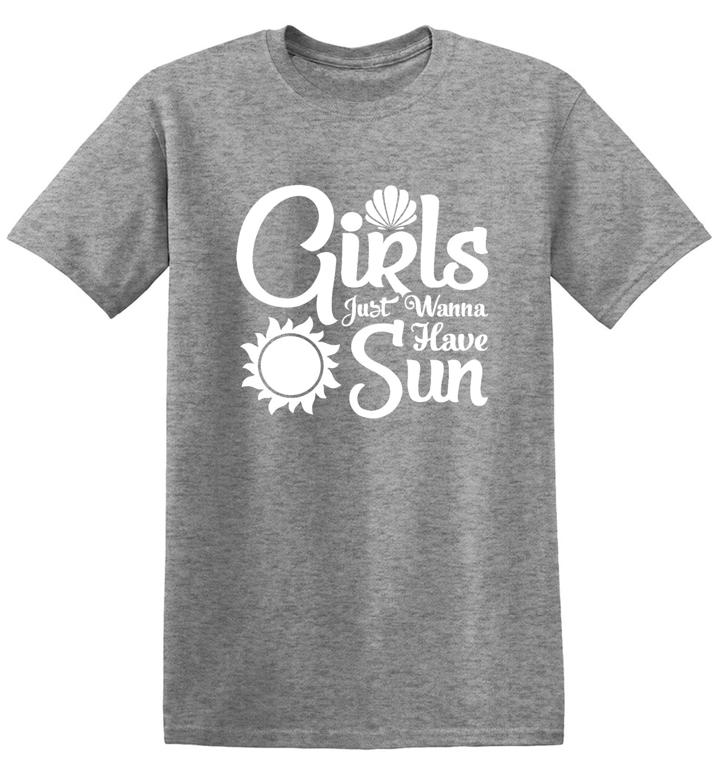 Funny T-Shirts design "Girls Just Wanna Have Sun T-Shirt"