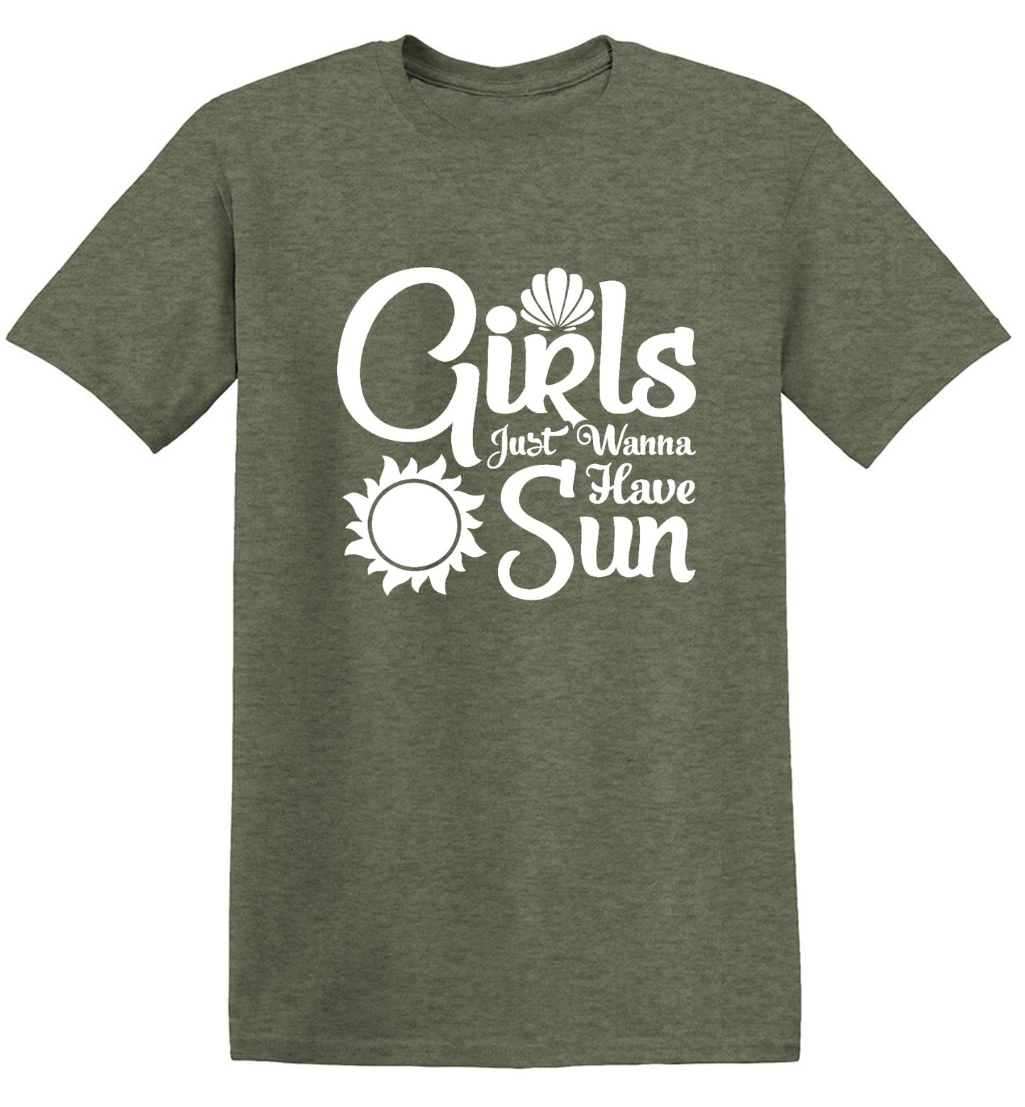 Funny T-Shirts design "Girls Just Wanna Have Sun T-Shirt"