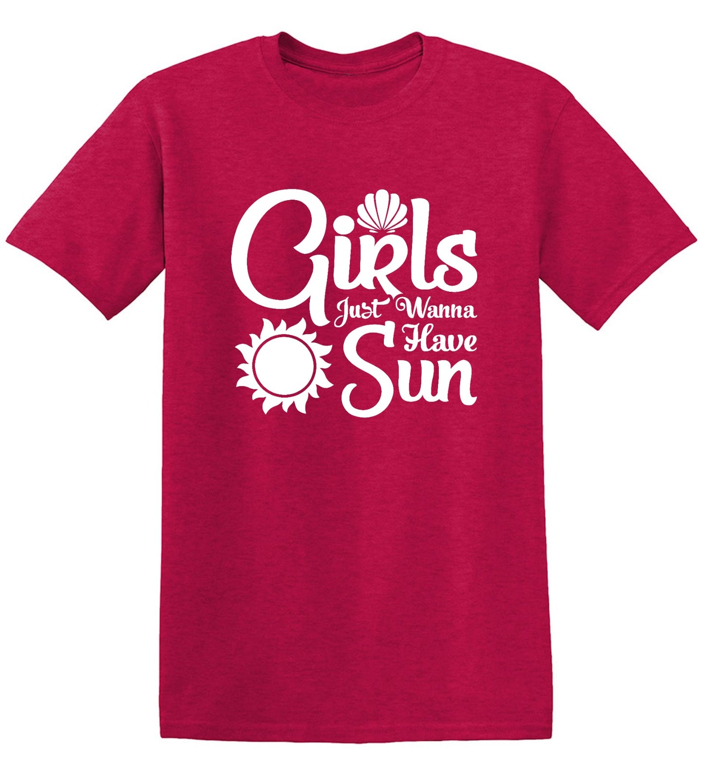 Funny T-Shirts design "Girls Just Wanna Have Sun T-Shirt - Tall Tee"
