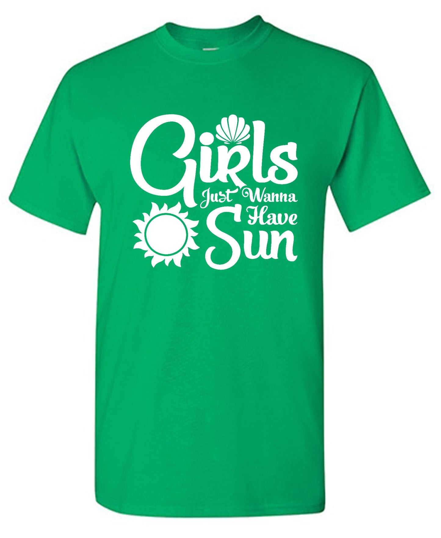 Funny T-Shirts design "Girls Just Wanna Have Sun T-Shirt"