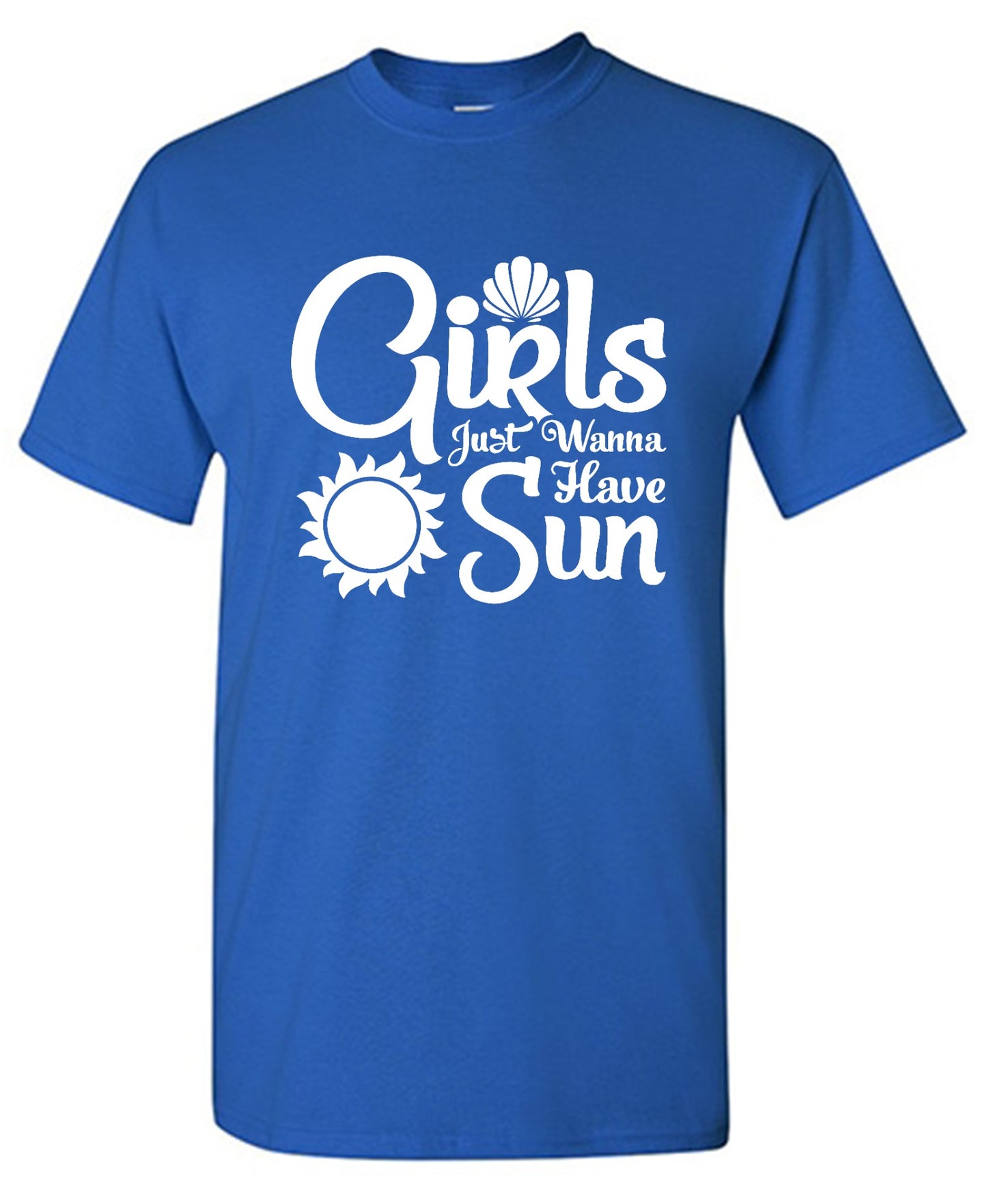 Funny T-Shirts design "Girls Just Wanna Have Sun T-Shirt - Tall Tee"