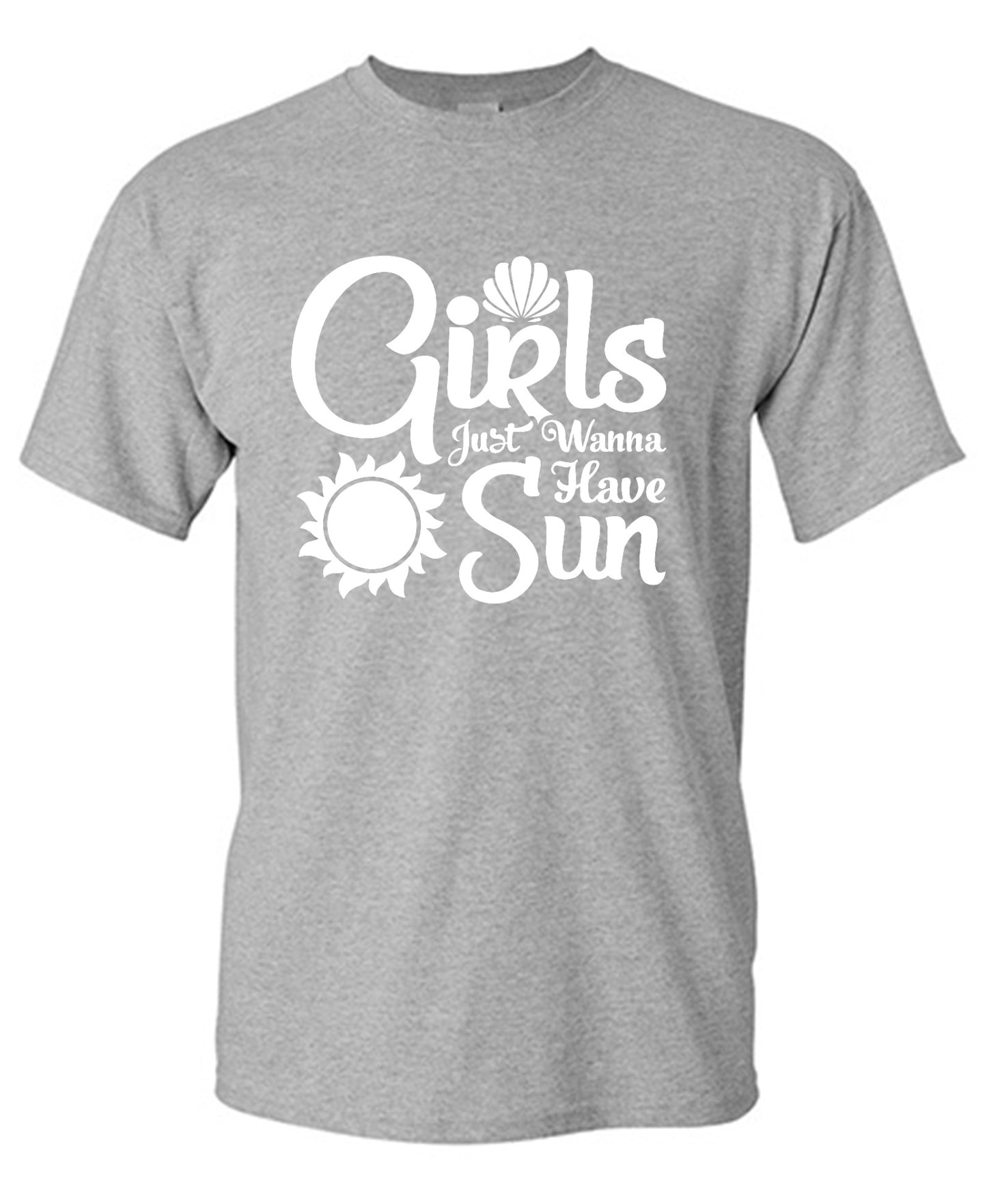 Funny T-Shirts design "Girls Just Wanna Have Sun T-Shirt"
