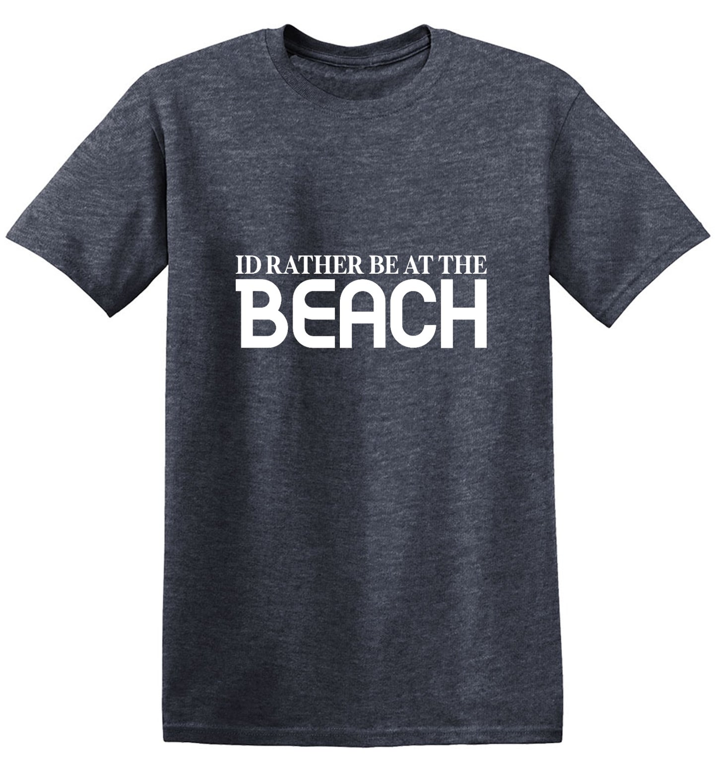 Funny T-Shirts design "I'd Rather be at The Beach T-Shirt"