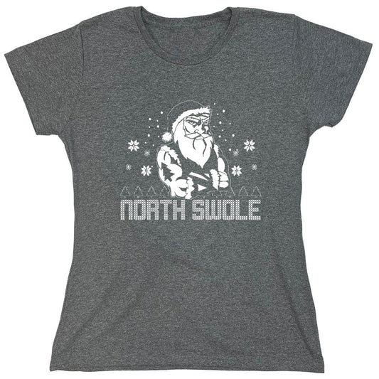 Funny T-Shirts design "North Swole T-Shirt - Womens"