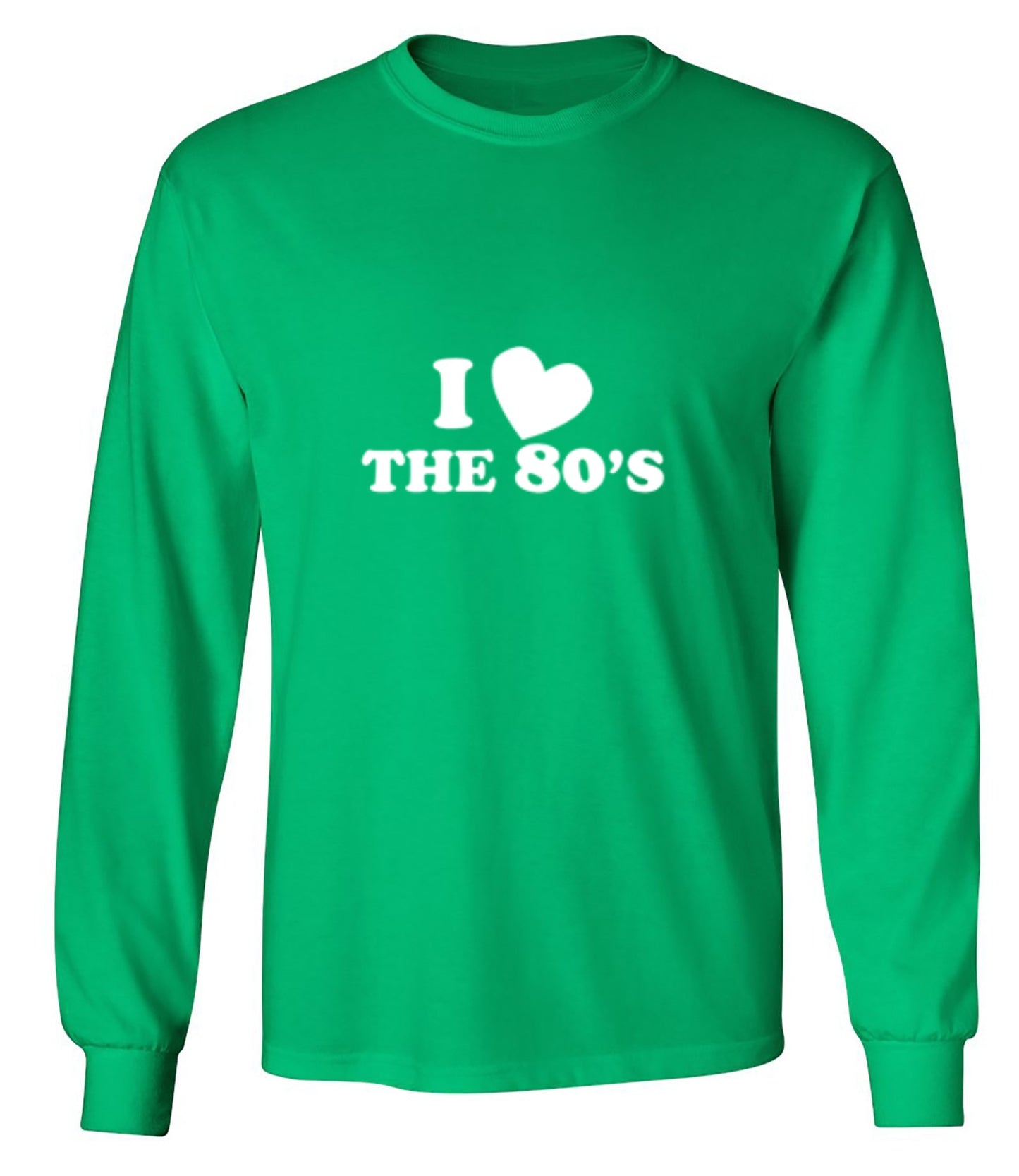 Funny T-Shirts design "I Love The 80's T-Shirt - Long Sleeve"