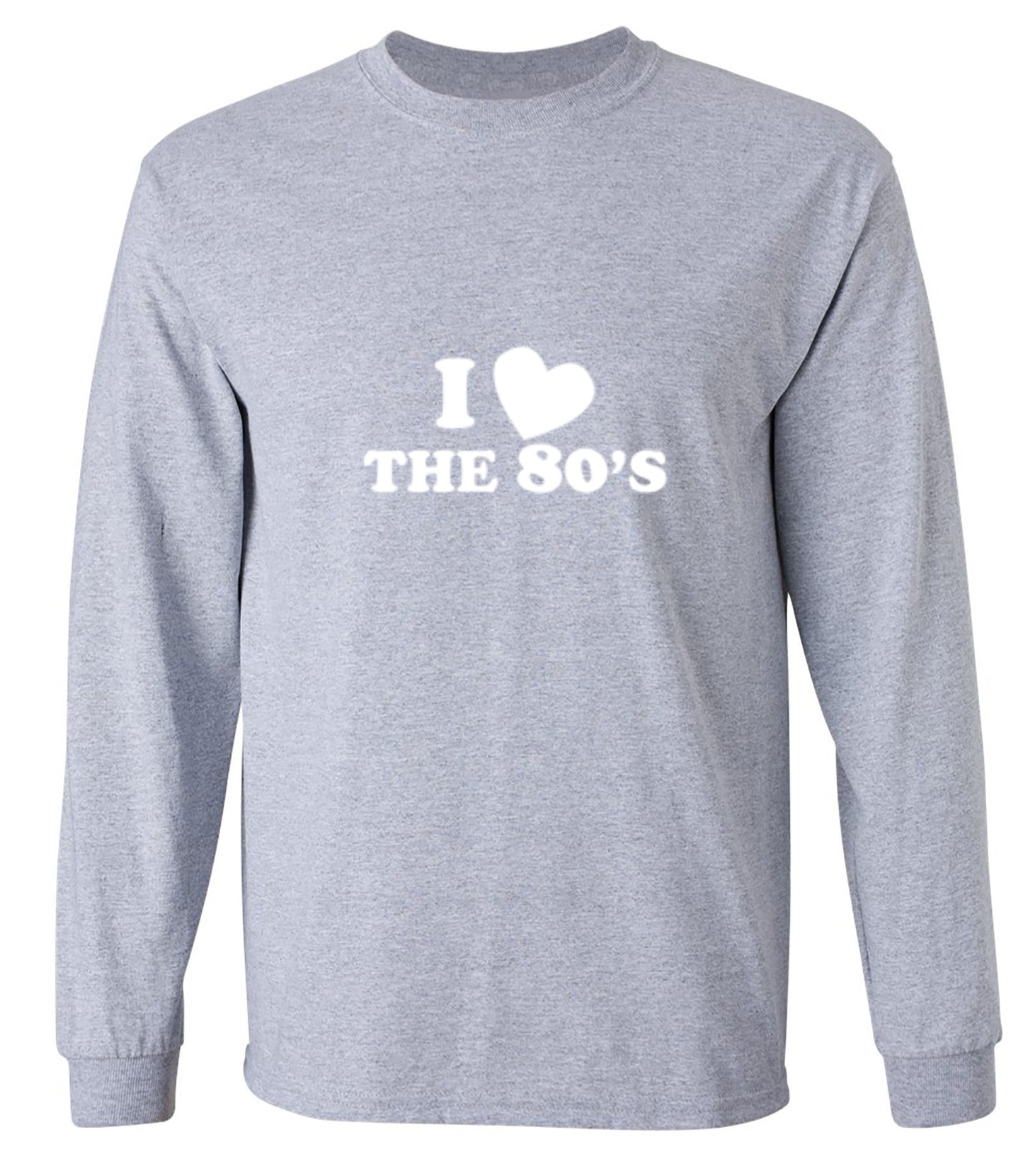 Funny T-Shirts design "I Love The 80's T-Shirt - Long Sleeve"