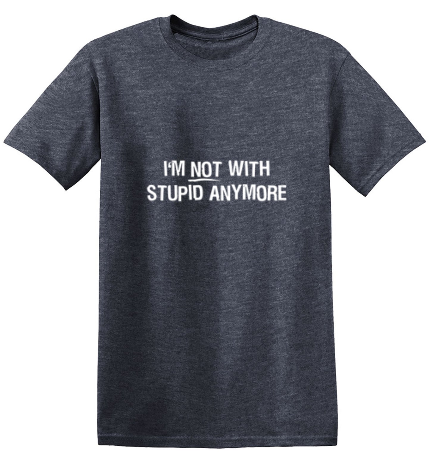 Funny T-Shirts design "I'm Not With Stupid Anymore T-Shirt - Youth"