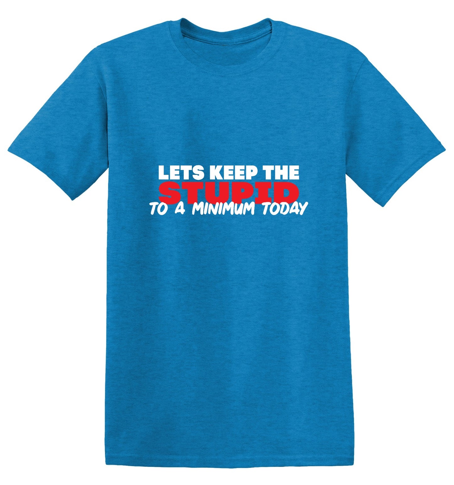 Lets Keep The Stupid To A Minimum Today T-Shirt
