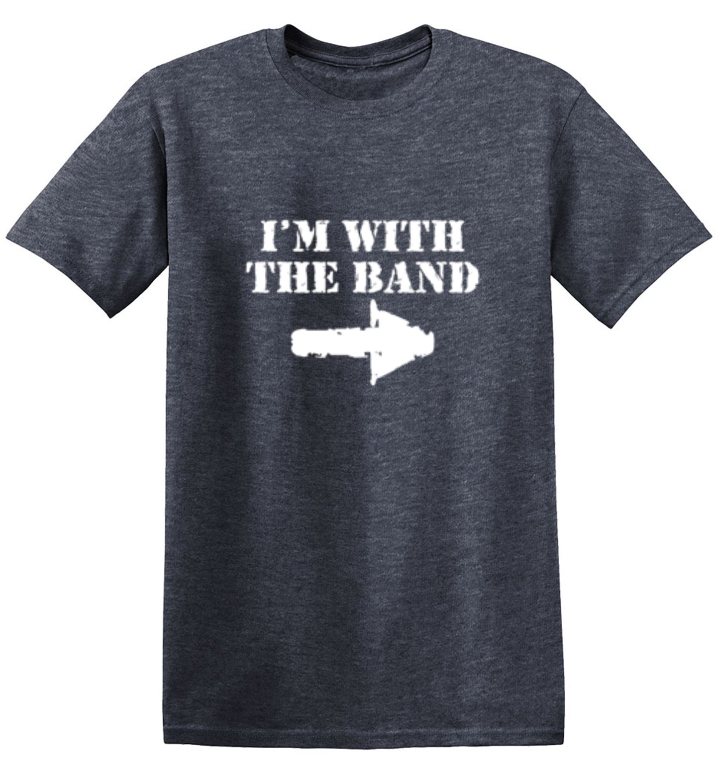 Funny T-Shirts design "I'm With The Band T-Shirt - Youth"