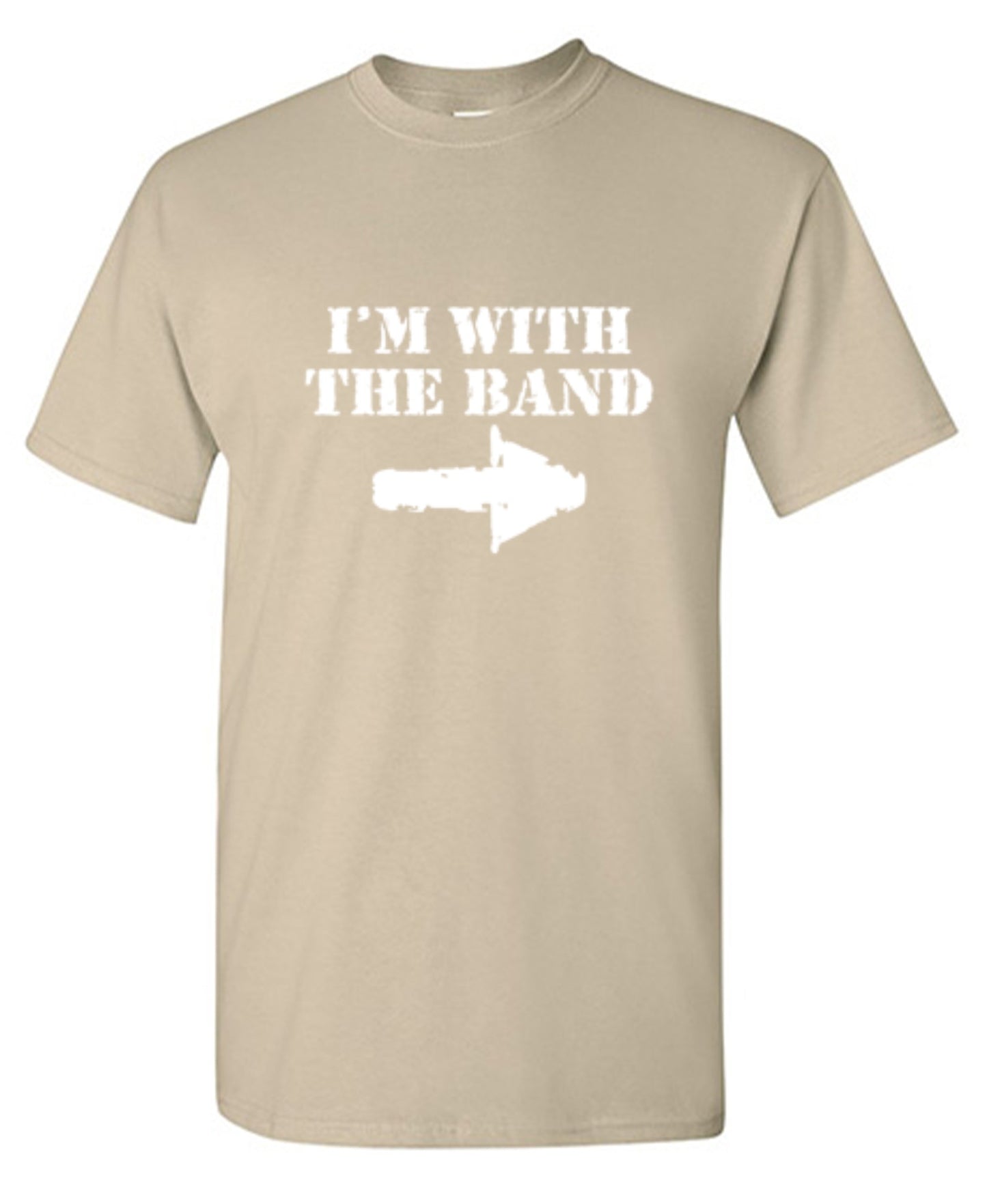 Funny T-Shirts design "I'm With The Band T-Shirt - Youth"