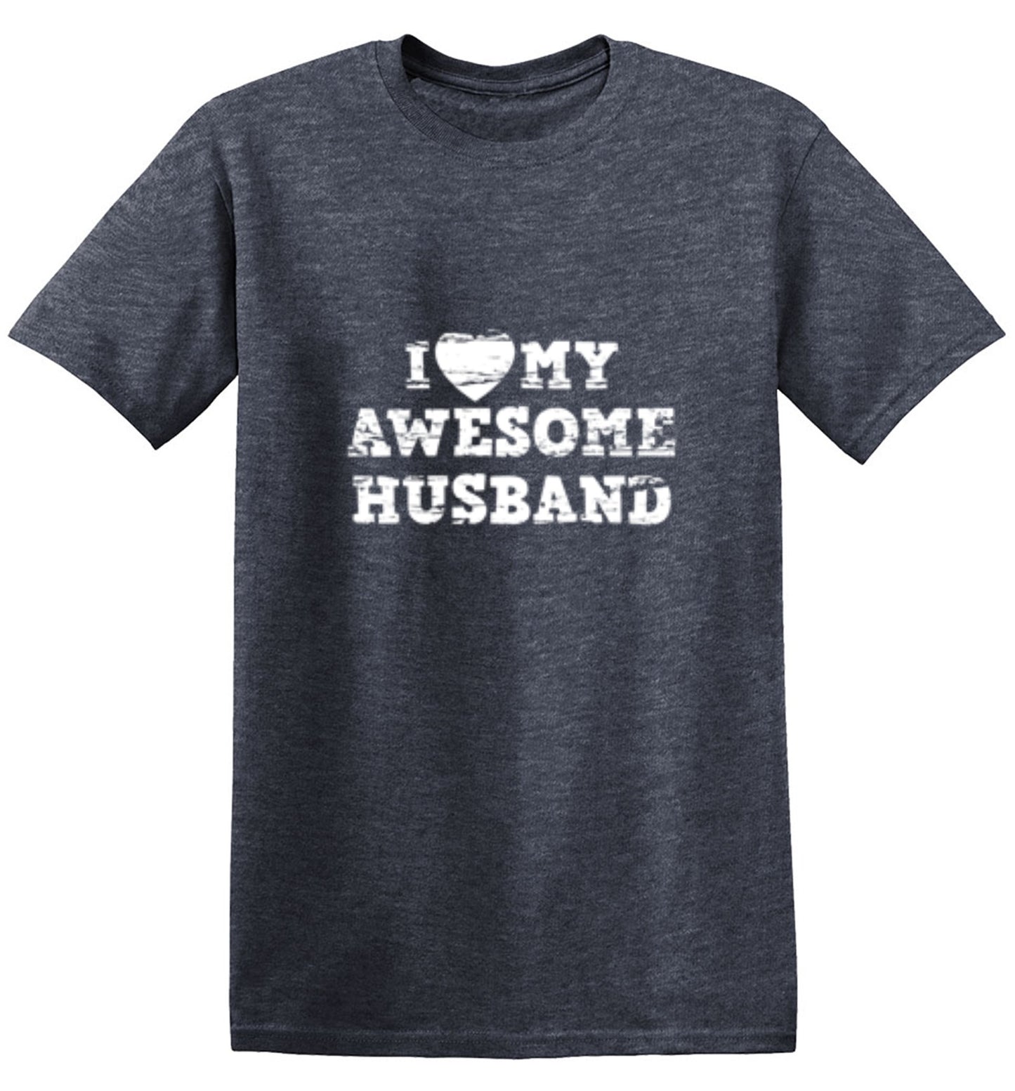 Funny T-Shirts design "I Love My Awesome Husband"