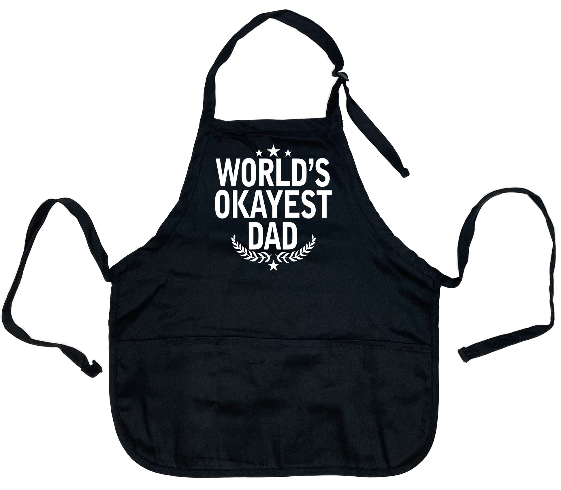 World's Okayest Dad Apron - Funny T Shirts & Graphic Tees