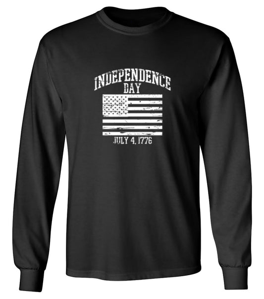 Funny T-Shirts design "Independence Day T-Shirt for this 4th of July - Long Sleeve"