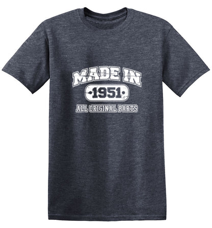 Made in 1951 All Original Parts - Roadkill T-Shirts