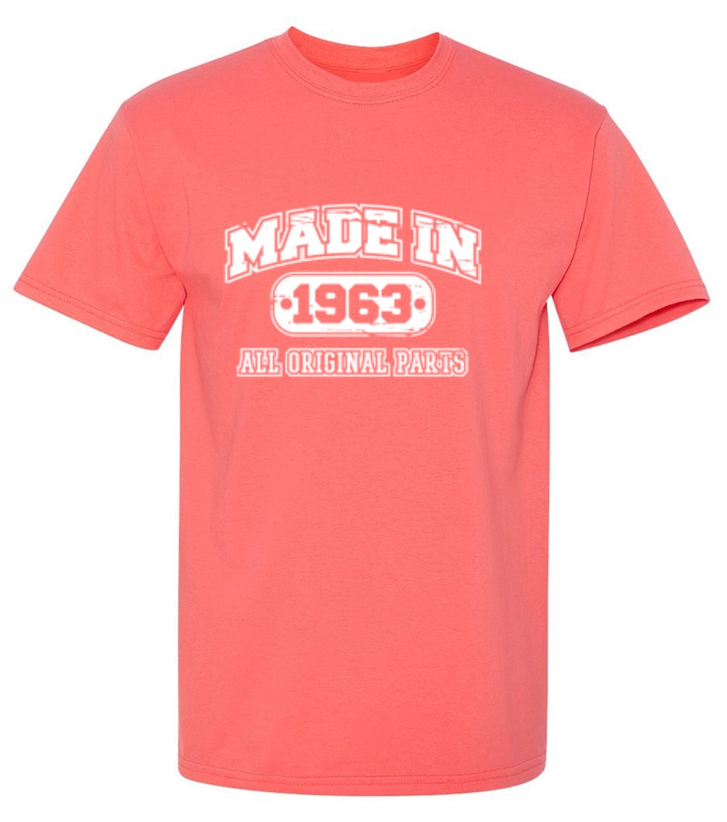 Funny T-Shirts design "Made in 1963 All Original Parts - Youth"