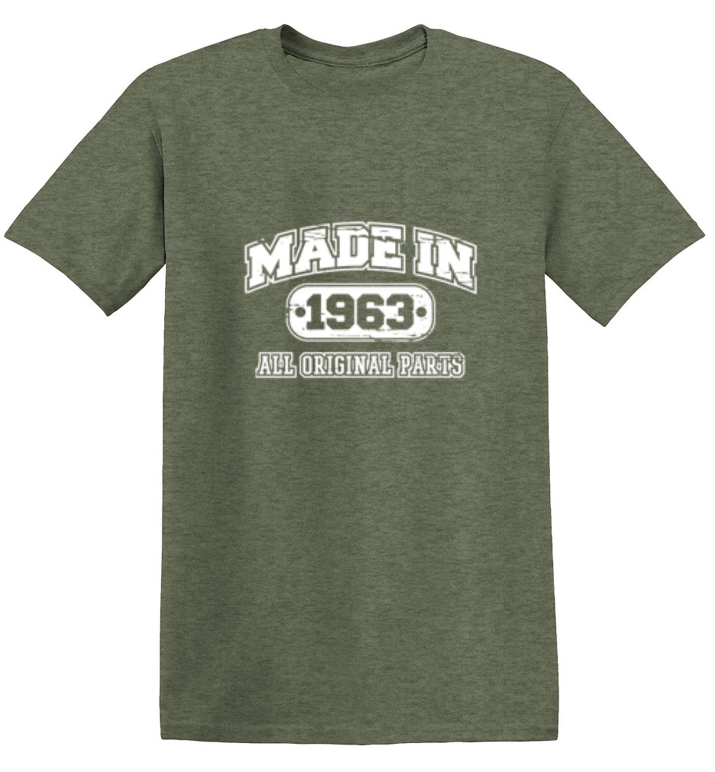 Funny T-Shirts design "Made in 1963 All Original Parts - Youth"