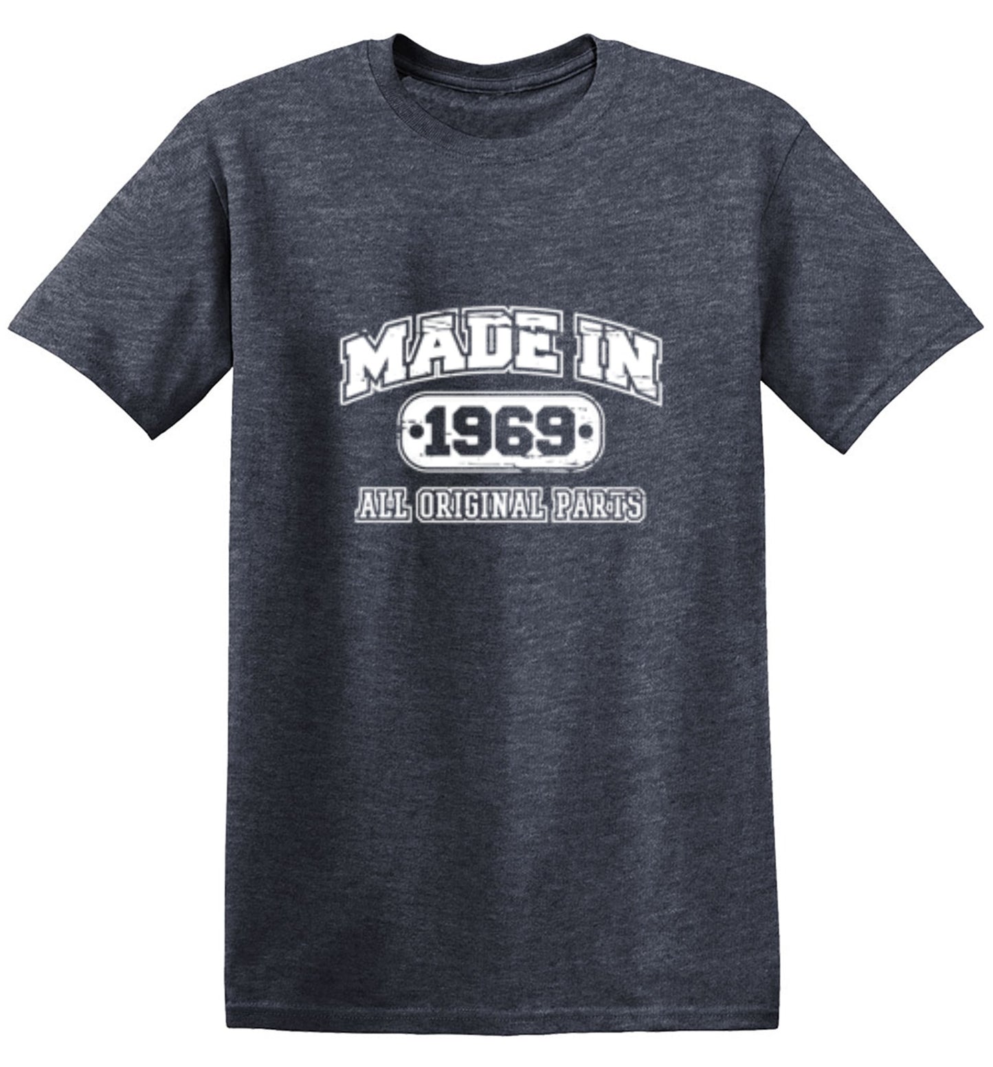 Funny T-Shirts design "Made in 1969 All Original Parts"