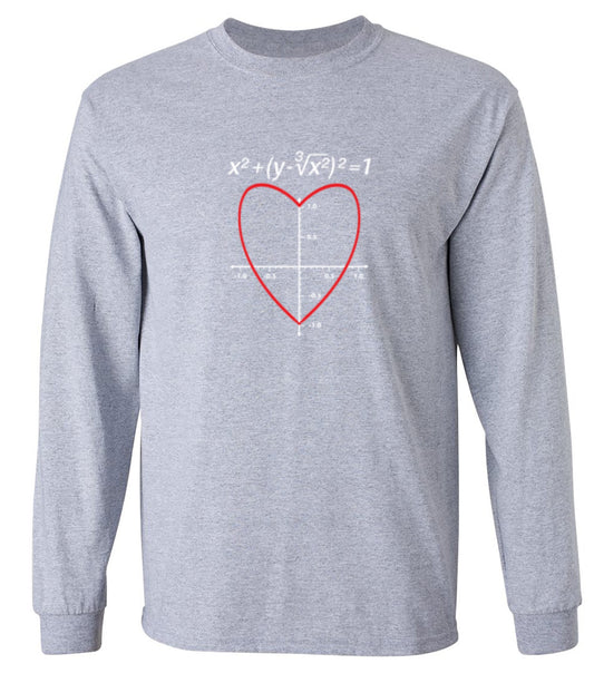 Funny T-Shirts design "Love Function - Long Sleeve"