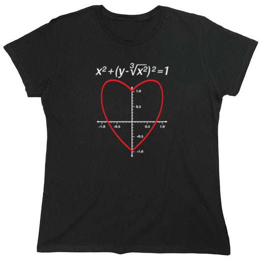 Funny T-Shirts design "Love Function - Womens"