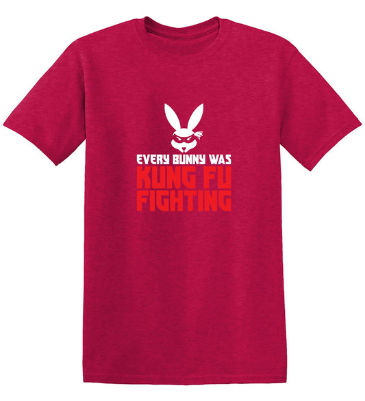 Funny T-Shirts design "Every Bunny was Kung Fu Fighting"