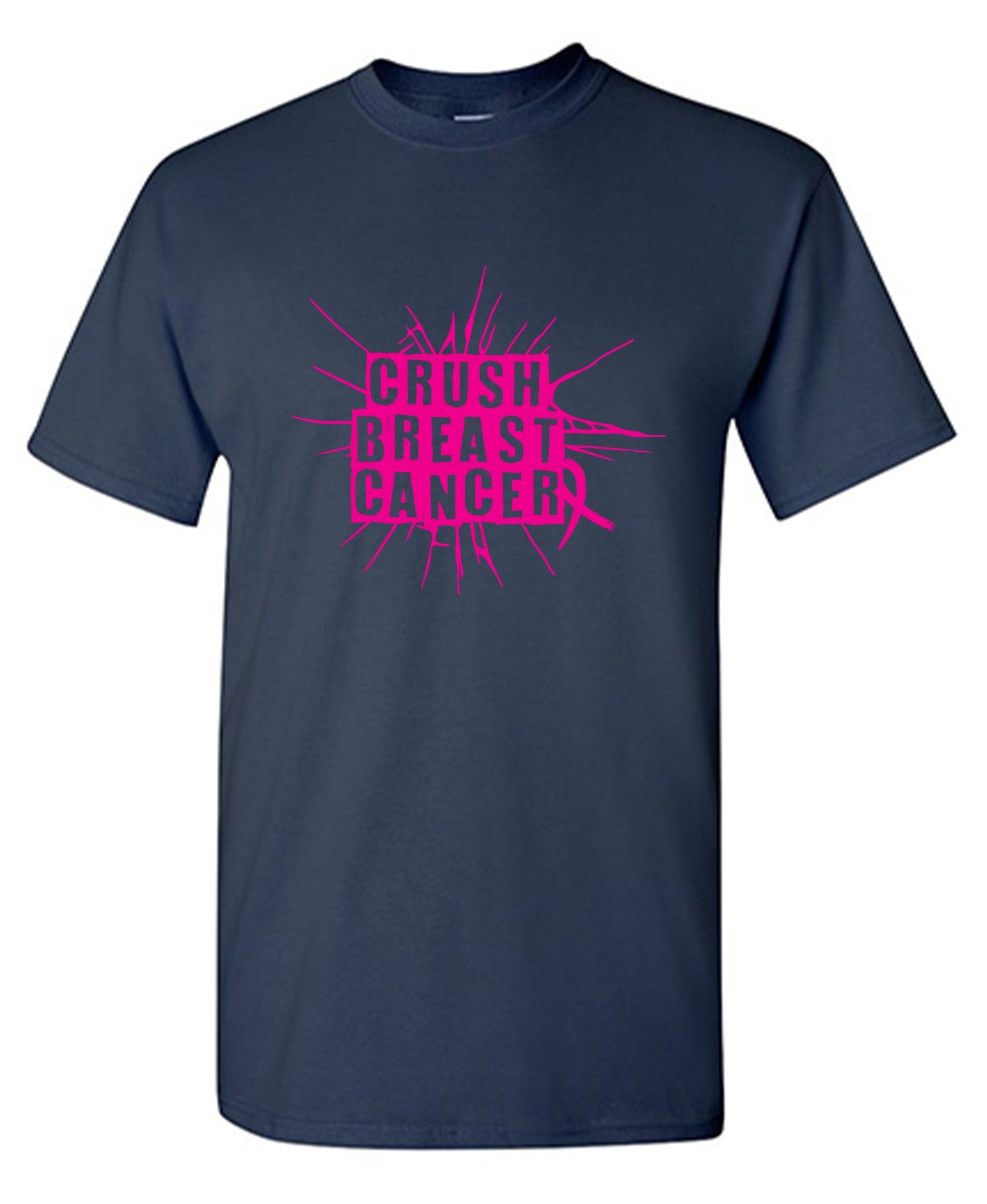 Funny T-Shirts design "Crush Breast Cancer, T Shirt"
