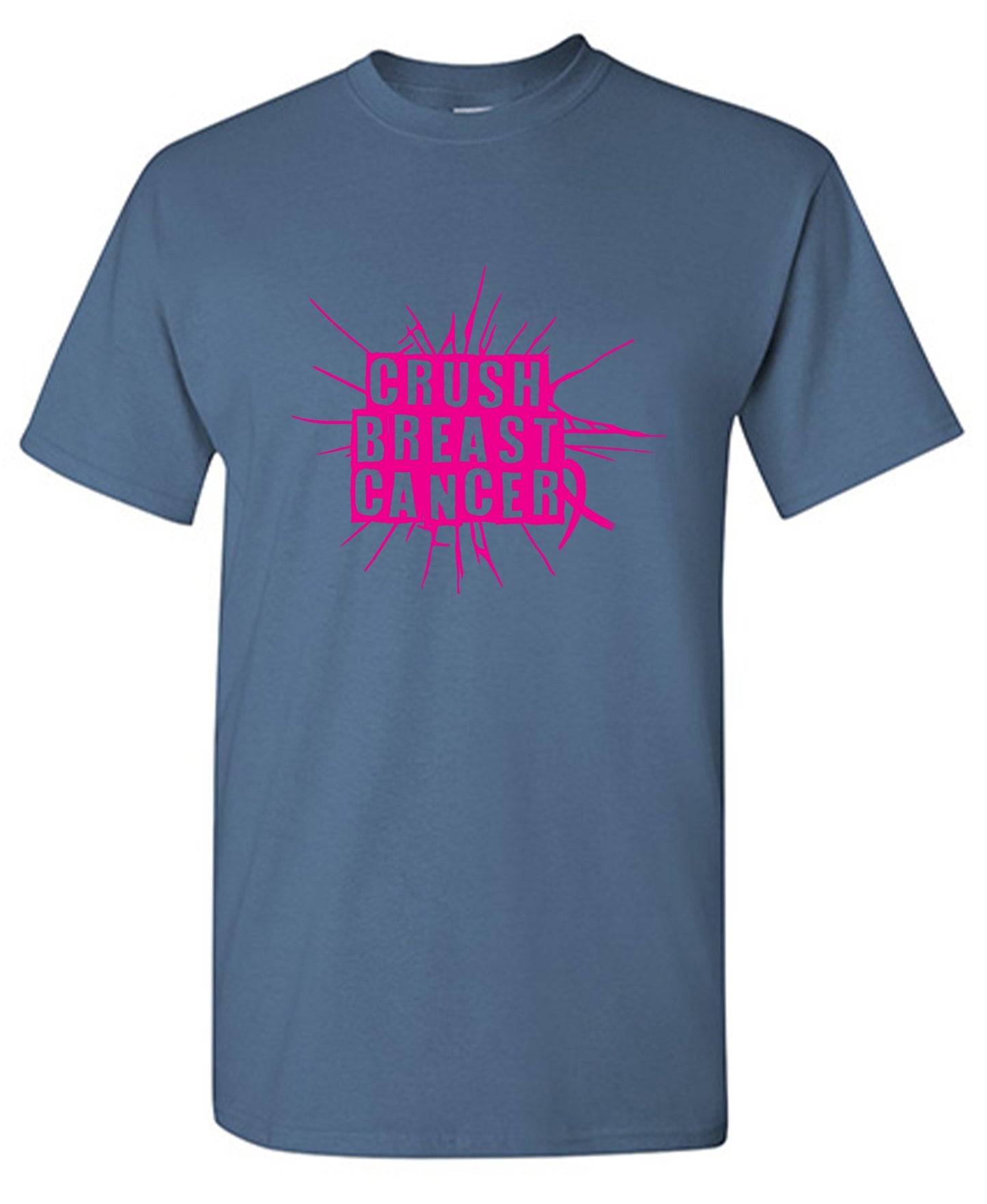 Funny T-Shirts design "Crush Breast Cancer, T Shirt - Tall Tee"