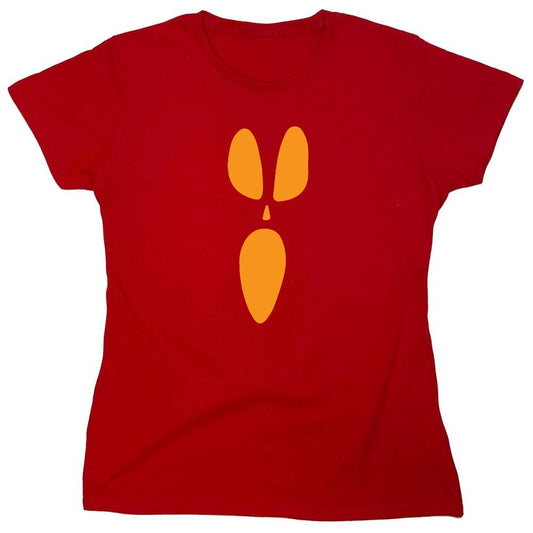 Funny T-Shirts design "Pumpkin O Face T-Shirt - Womens"